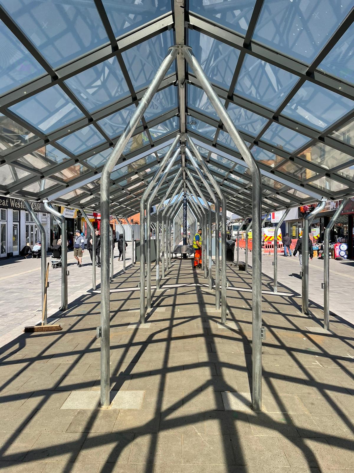 Polysolar - West Brom Market Stall Replacement